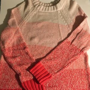 2018 Aerie Pink Ombré Knit Sweater